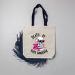 Load image into Gallery viewer, "Death by Book Hangover" Halloween Tote Bag