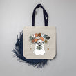 Load image into Gallery viewer, "Booooks" Cute Ghost Halloween Tote Bag
