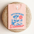 Load image into Gallery viewer, "Hot Bookish Summer" Light Weight Reader's Tee