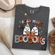 Load image into Gallery viewer, "Read More Booooks" Ghost Cotton Tee