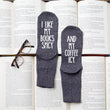 Load image into Gallery viewer, I Like My Books Spicy And My Coffee Icy"  Women's Socks