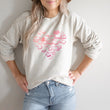 Load image into Gallery viewer, "Pink Ombre Book Heart" Book Lover's Unisex Sweatshirt