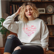 Load image into Gallery viewer, "Pink Ombre Book Heart" Book Lover's Unisex Sweatshirt