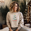 Load image into Gallery viewer, Book Christmas Tree "All Booked Up for Christmas"  Reader Gift Unisex Sweatshirt