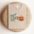 Load image into Gallery viewer, "Boo" Ghost and Pumpkin Themed Bookish T-Shirt