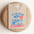 Load image into Gallery viewer, "Hot Bookish Summer" Light Weight Reader's Tee