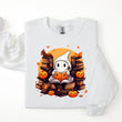 Load image into Gallery viewer, Ghost in the Book Stacks Cozy Halloween Sweatshirt