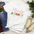 Load image into Gallery viewer, "Merry Bookmas" Christmas T-Shirt Gift