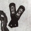 Load image into Gallery viewer, "I'm Just Here For the Boos" Women's Halloween Socks