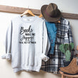 Load image into Gallery viewer, "Books Make Me Happy You Not So Much" Reader's Sweatshirt