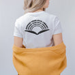 Load image into Gallery viewer, Book Heart Pocket Logo and Support Libraries Back, Front and Back T-Shirt