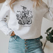 Load image into Gallery viewer, "The Obstinate Octopus  ...Not For Casual Readers" Logo Unisex Sweatshirt
