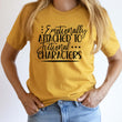Load image into Gallery viewer, "Emotionally Attached to Fictional Characters" Reading T-Shirt