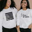 Load image into Gallery viewer, "I know my worth" Empowerment Sweatshirt