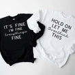 Load image into Gallery viewer, "Hold on let me overthink this" Sarcasm Sweatshirt
