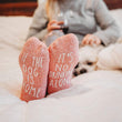 Load image into Gallery viewer, "It's Not Drinking Alone...If The Dog Is Home" Socks Dog Lovers Gift