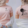 Load image into Gallery viewer, LM Montgomery and World of Octobers Front and Back T-Shirt