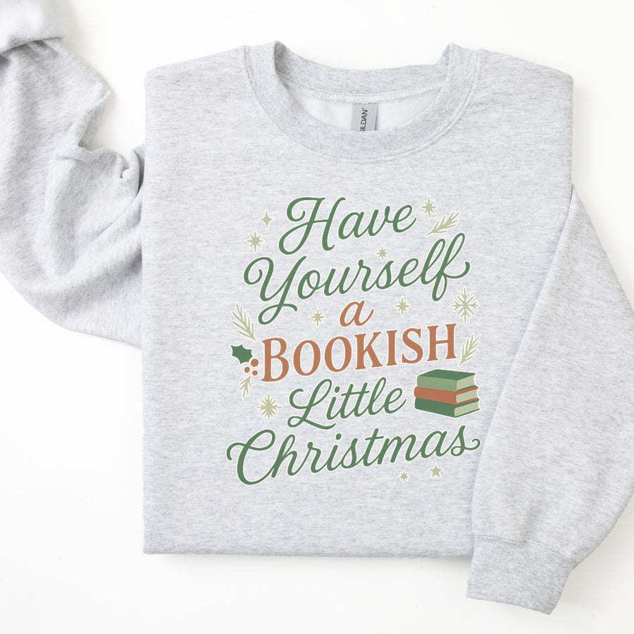 "Have Yourself a Bookish Little Christmas" Cozy Sweatshirt