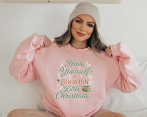 "Have Yourself a Bookish Little Christmas" Cozy Sweatshirt