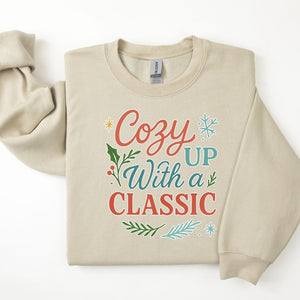 "Cozy Up With a Classic" Winter Reading Sweatshirt