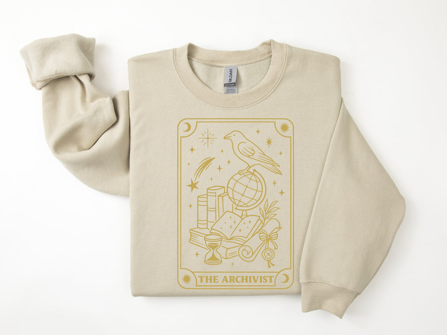 "The Archivist" Tarot Inspired Cozy Sweatshirt