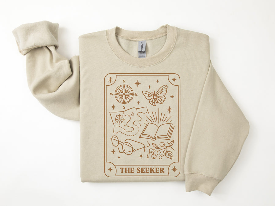 "The Seeker" Tarot Inspired Autumn Sweatshirt