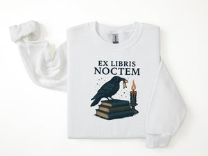 "Ex Libris Notem"  Halloween Comfy Sweatshirt