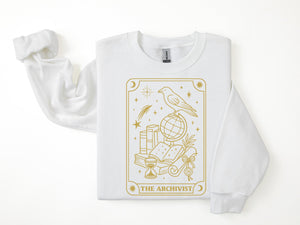"The Archivist" Tarot Inspired Cozy Sweatshirt