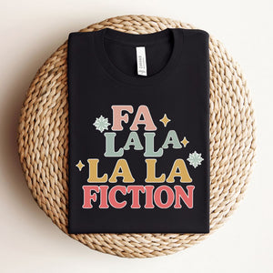 "Fa La La Fiction" Holiday Themed Tee