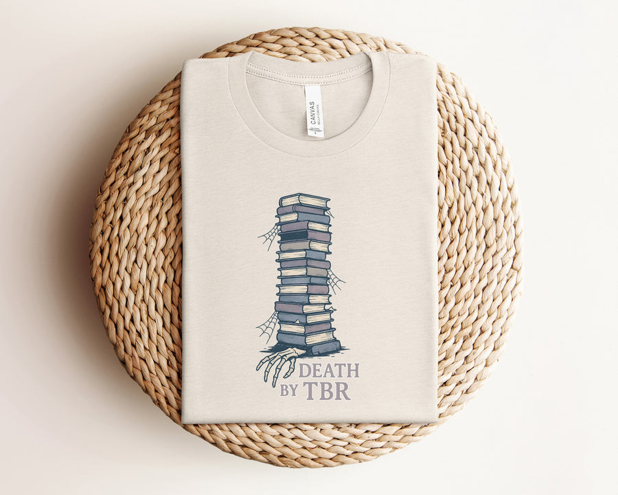 "Death By TBR"  Reader's T-Shirt