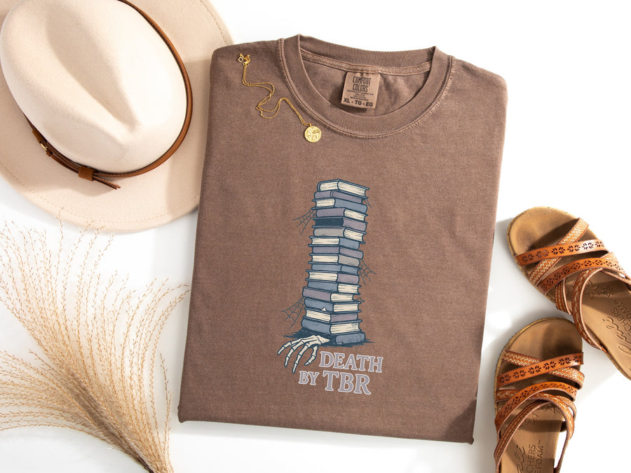 "Death By TBR" Halloween Inspired 100% Cotton T-Shirt