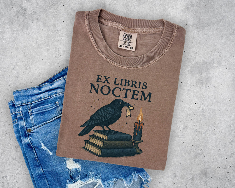 "Ex Libris Noctem" 100% Cotton T-Shirt