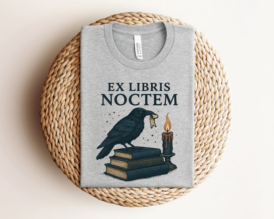 "Ex Libris Noctem"  Night Reader's T-Shirt