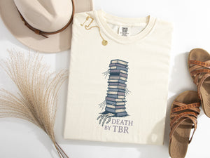 "Death By TBR" Halloween Inspired 100% Cotton T-Shirt