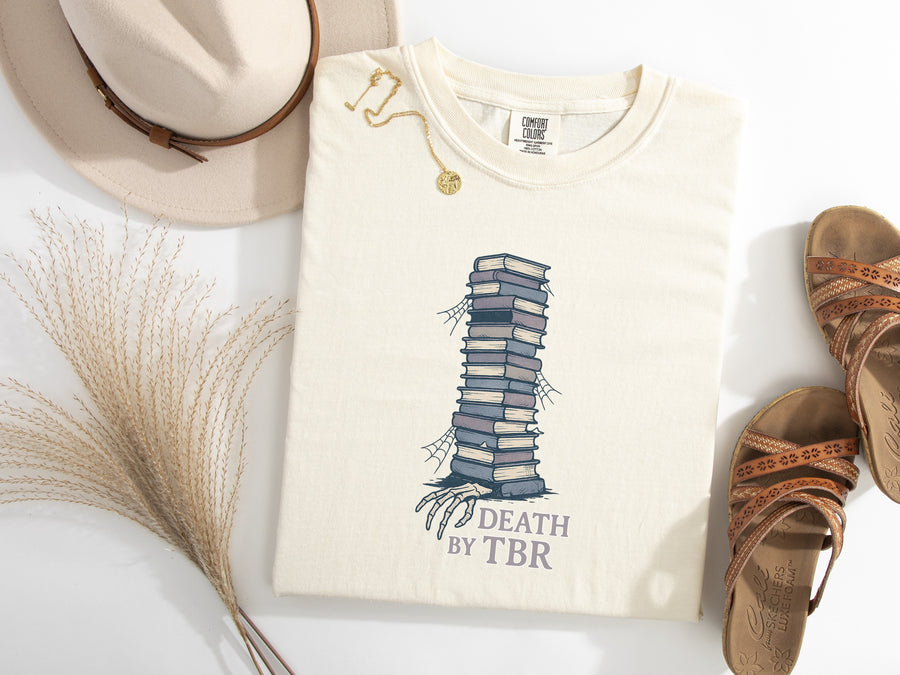 "Death By TBR" Halloween Inspired 100% Cotton T-Shirt