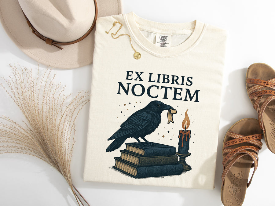 "Ex Libris Noctem" 100% Cotton T-Shirt