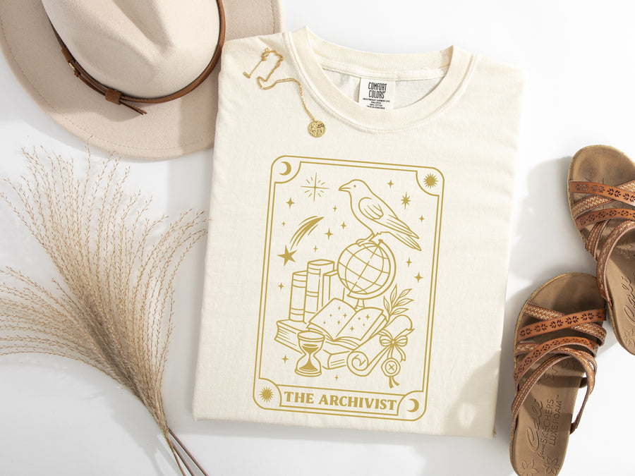 "The Archivist" Tarot Card Inspired Shirt
