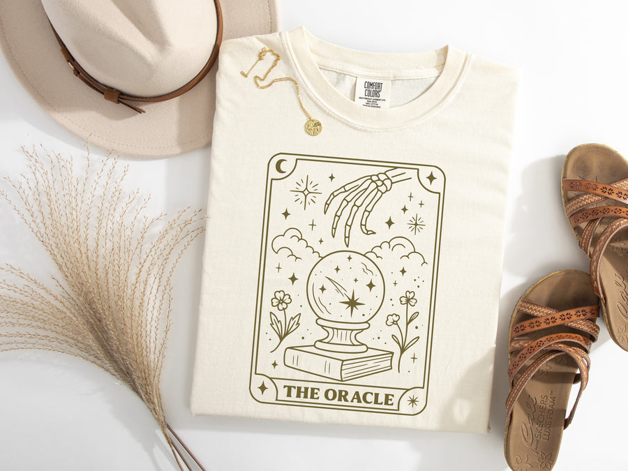 "The Oracle" Tarot Card Inspired Cotton Tee