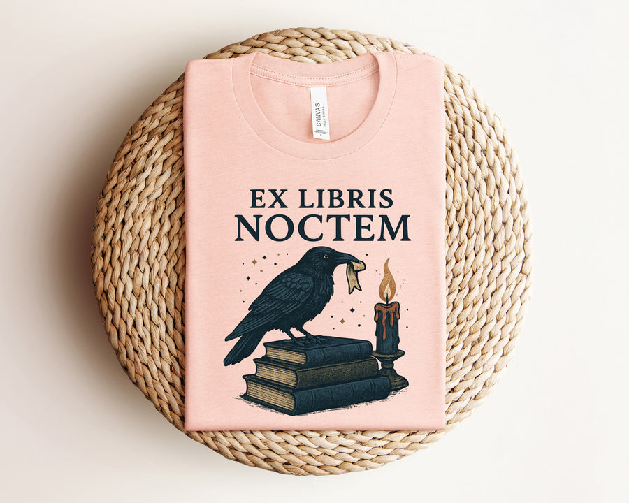 "Ex Libris Noctem"  Night Reader's T-Shirt