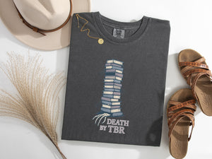 "Death By TBR" Halloween Inspired 100% Cotton T-Shirt