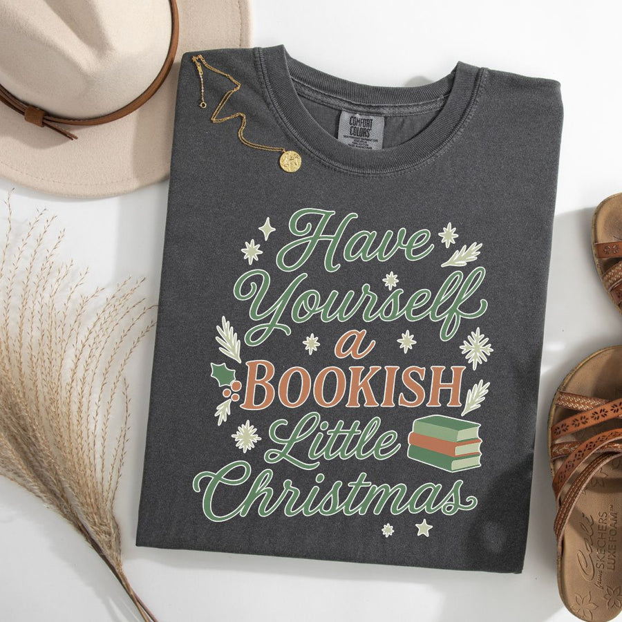 "Have Yourself a Bookish Little Christmas" Holiday Tee