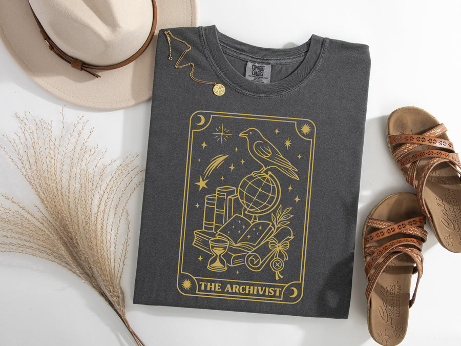"The Archivist" Tarot Card Inspired Shirt