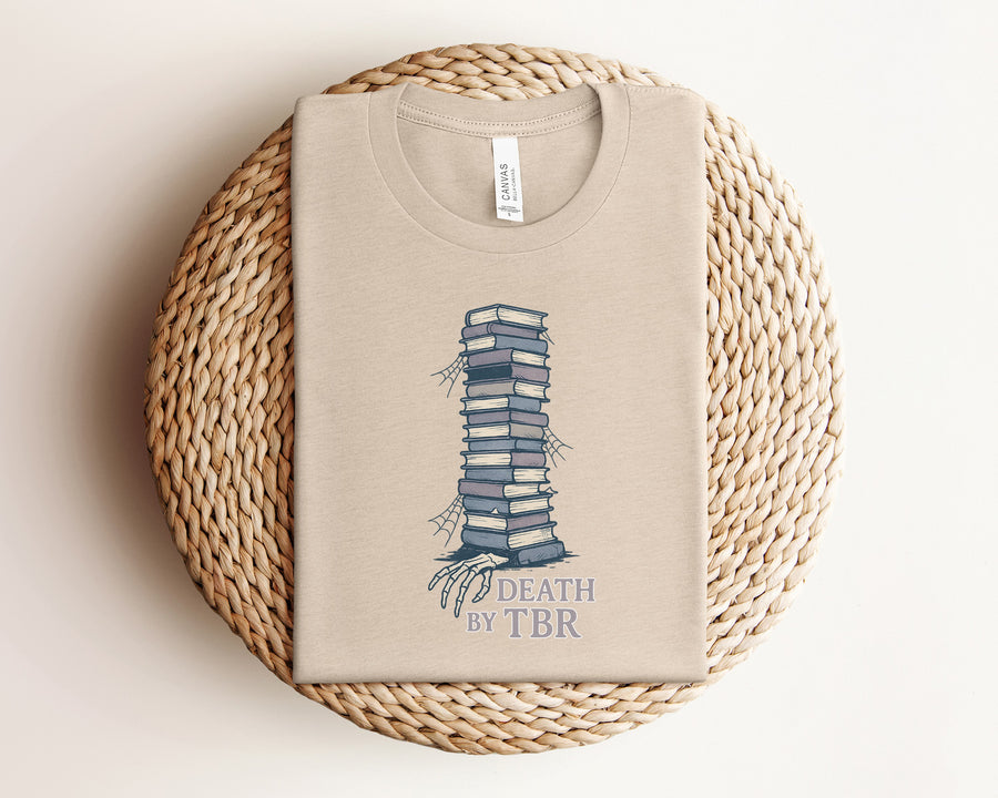 "Death By TBR"  Reader's T-Shirt