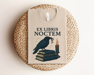 "Ex Libris Noctem"  Night Reader's T-Shirt