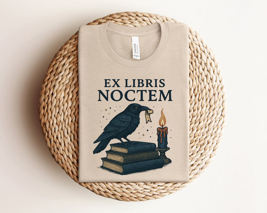 "Ex Libris Noctem"  Night Reader's T-Shirt