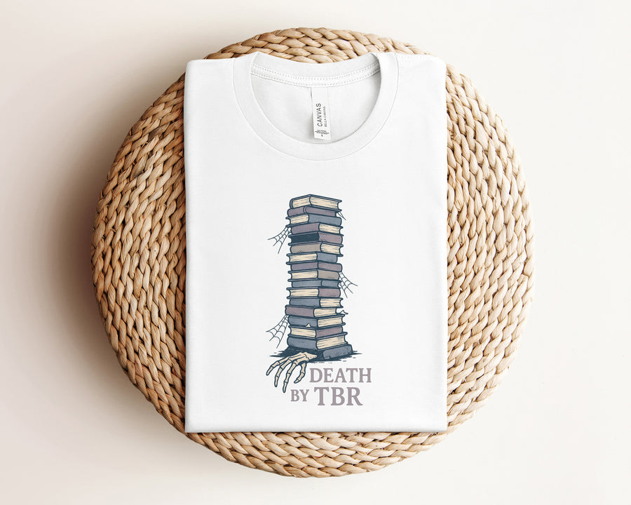 "Death By TBR"  Reader's T-Shirt