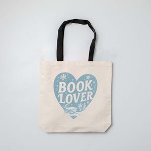 "Book Lover" Winter Themed Book Bag