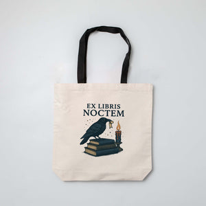 "Ex Libris Noctem" Halloween Themed Book Bag