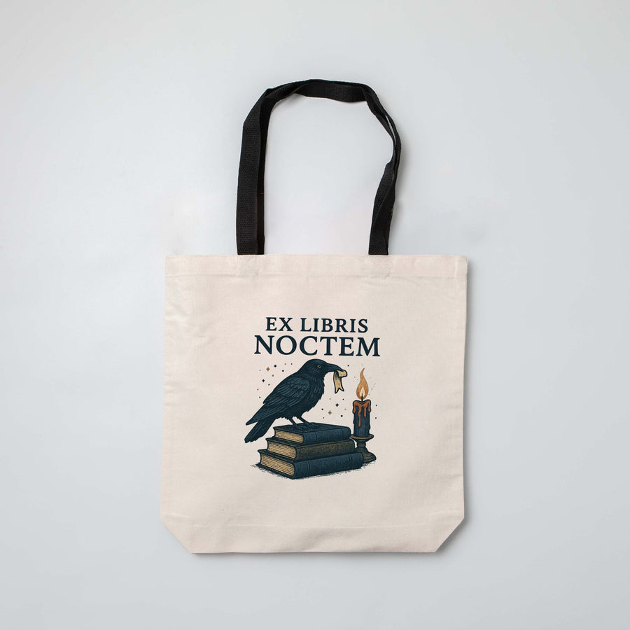 "Ex Libris Noctem" Halloween Themed Book Bag