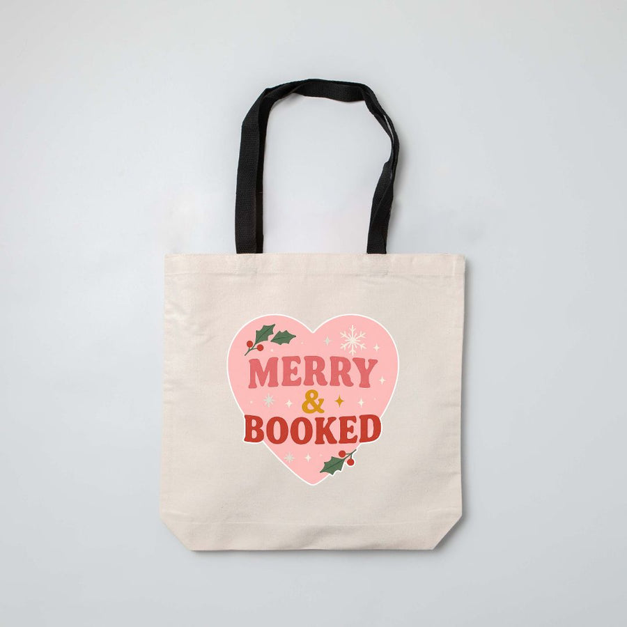 "Merry & Booked" Christmas Book Bag